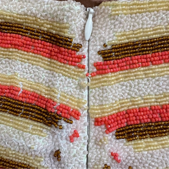 NWT / ACACIA / HAND BEADED SHORTS / TRIBAL PRINT - Picture 3 of 4